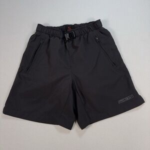 Nike ACG 7" Belted Shorts Men S Gray Padded Liner Cycling Zip Pockets Swoosh Y2K
